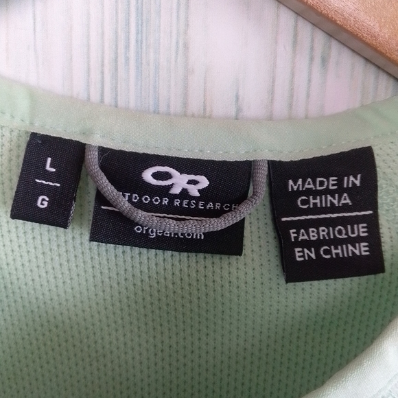 Outdoor research full zip wool blend full zip mid layer jacket large mint green - Picture 8 of 9